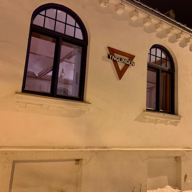 Hamarissa kokoonnumme paikassa nimeltä Ynglingen.